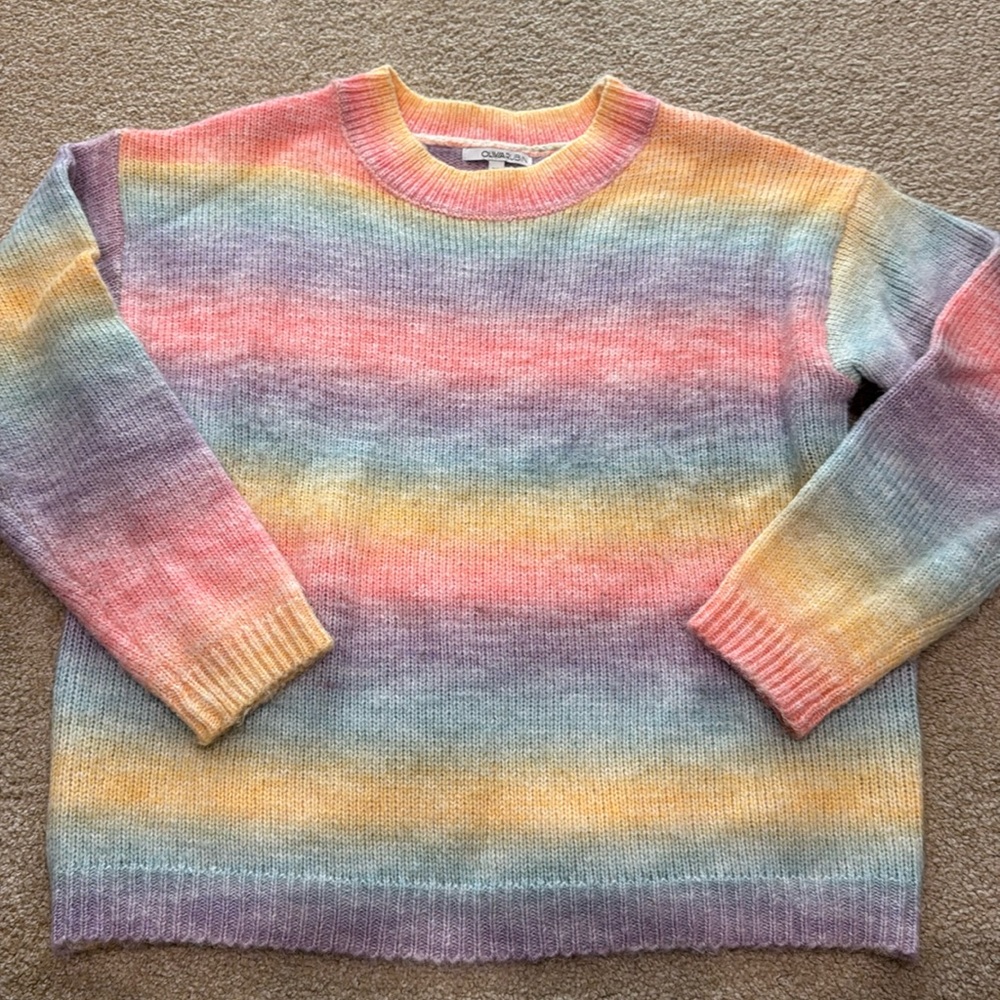 Olivia Rubin Rainbow Crew Next Sweater, Small